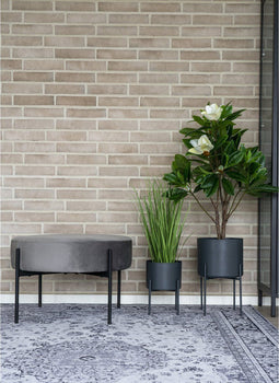 House Nordic Vloerkleed Havana Zwart/Wit 160x230cm