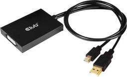club3D CAC-1130 DisplayPort-kabel Mini-displayport / DVI Adapterkabel Mini DisplayPort-stekker, DVI-D 24+1-polige bus 0