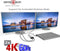 club3D CSV-1577 1 + 2 poorten DisplayPort-splitter Zwart
