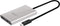 club3D CSV-1577 1 + 2 poorten DisplayPort-splitter Zwart