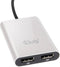 club3D CSV-1577 1 + 2 poorten DisplayPort-splitter Zwart