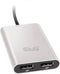 club3D CSV-1577 1 + 2 poorten DisplayPort-splitter Zwart
