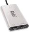 CLUB3D CSV-1586 interface hub Thunderbolt 3 40000 Mbit/s Zilver