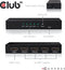 Club3D HDMI 2.0 UHD 4K60Hz Splitter 4 Ports