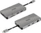 CLUB3D USB 3.2 Gen1 Type-C 8-in-1 hub with 2x HDMI, 2x USB-A, RJ45, SD/ Micro SD card slots and USB Type-C Female Port