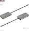 CLUB3D USB 3.2 Gen1 Type-C 8-in-1 hub with 2x HDMI, 2x USB-A, RJ45, SD/ Micro SD card slots and USB Type-C Female Port