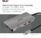 CLUB3D USB 3.2 Gen1 Type-C 8-in-1 hub with 2x HDMI, 2x USB-A, RJ45, SD/ Micro SD card slots and USB Type-C Female Port