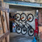 Clug MTB Fiets Clip voor de muur - Wit/Zwart
