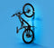 Clug MTB Fiets Clip voor de muur - Wit/Zwart