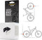 Clug MTB XL Fiets Clip voor de muur - Wit/Zwart