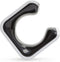Clug MTB XL Fiets Clip voor de muur - Wit/Zwart