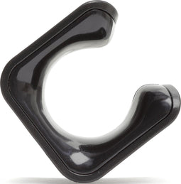 Clug Roadie Fiets Clip voor de muur - Zwart/Zwart