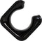 Clug Roadie Fiets Clip voor de muur - Zwart/Zwart