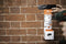 Clug Roadie Fiets Clip voor de muur - Zwart/Zwart