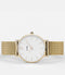 Cluse Minuit Mesh White, Gold Colour