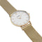 Cluse Minuit Mesh White, Gold Colour