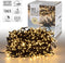 Clusterverlichting 192 led - kerstverlichting - warm wit - Batterij-Lichtfuncties -Timer-Geheugen