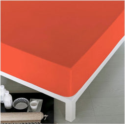 Verstelbaar onderlaken Naturals Oranje
