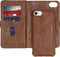 iMoshion Hoesje Geschikt voor iPhone SE (2022) / SE (2020) / 8 / 7 / 6s / 6 Hoesje Met Pasjeshouder - iMoshion 2-in-1 Wallet Bookcase - Bruin