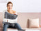 Home&Comfort - Verwarmd Kussen - Draadloos Oplaadbaar 3 Warmtepeilen - Fluweel Grey