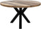 Ronde eettafel - ø140 cm - massief mangohout/metaal