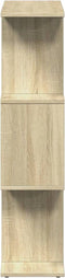 vidaXL - Kamerscherm - / - boekenkast - 3-laags - 70x24x97 - cm - hout - sonoma - eiken