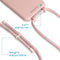iMoshion Hoesje Geschikt voor iPhone 11 Pro Hoesje Met Koord - iMoshion Color Backcover met afneembaar koord - Roze