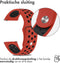 imoshion Siliconen sport bandje - Universeel 22 mm aansluiting - Rood / Zwart