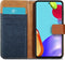 iMoshion Hoesje Geschikt voor Samsung Galaxy A72 Hoesje Met Pasjeshouder - iMoshion Luxe Canvas Bookcase - Donkerblauw
