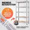 MONZANA® Stellingkast Set van 2 - 180x90x40cm - 875kg - Zilver (2 stuks)