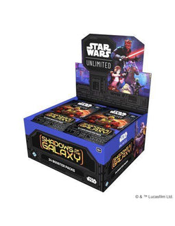 Star Wars Unlimited Shadows of the Galaxy Booster Box - Trading Cards - 24 packs