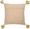 Dutch Decor NINO - Sierkussen van katoen 45x45 cm Pumice Stone - beige - Inclusief binnenkussen
