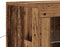 vidaXL - Dressoir - met - LED - Verlichting - Oud - Hout - 60,5x37x100 - cm