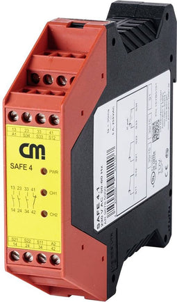 CM Manufactory SAFE 4.1 Veiligheidsrelais Voedingsspanning (num): 230 V/AC 3x NO, 1x NC 1 stuk(s)