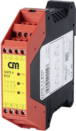 CM Manufactory Veiligheidsrelais SAFE 4.3eco Voedingsspanning (num): 24 V/DC, 24 V/AC 3x NO, 1x NC 1 stuk(s)