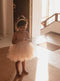 Mrs Ertha Rosie Jurk - Aanpasbare rug - Nude - Maat 3 jaar