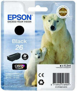 Epson C13T26014022 - Inktcartridge - Origineel - Zwart