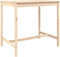 vidaXL Tuintafel 121x82,5x110 cm massief grenenhout