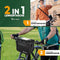 MIVELO Stuurfietstas - 7 liter - Waterafstotend - Zwart Reflecterend