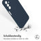 Accezz Samsung Galaxy A15 (5G) / A15 (4G) - Liquid Silicone Backcover - Schokabsorberend - Donkerblauw