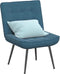 vidaXL - Relaxstoel - 64x74x84 - cm - fluweel - blauw