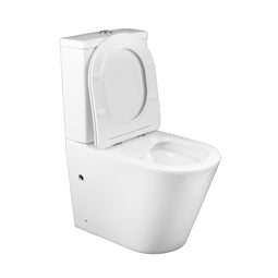 Atlantic - Duoblok toilet Jerry - Diepspoel 3/6 L - Wit