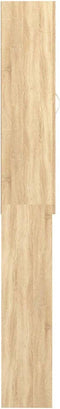 vidaXL - Wasmachinekast - 64x25,5x190 - cm - sonoma - eikenkleurig