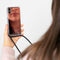 iMoshion Hoesje Geschikt voor iPhone Xr Hoesje Met Koord - iMoshion Mirror Backcover - Roze