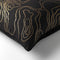 Dutch Decor Sierkussen River - Polyester - Zwart / Goud - 45x45 cm (BxD) - Raven