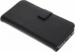 Hoesje Geschikt voor Samsung Galaxy J7 (2017) Hoesje Met Pasjeshouder - Luxe Bookcase smartphone - Zwart