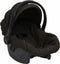 vidaXL - Kinderwagen - 3-in-1 - staal - antracietkleurig - en - zwart
