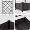 vidaXL - Tuinbak - met - Trellis - Bruin - 40x40x125,5 - cm