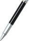 Sheaffer rollerball - 100 E9313 - Glossy black barrel brushed chrome cap nickel plated - SF-E1931351