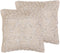 CORYDALIS - Sierkussen set van 2 - Beige - Katoen